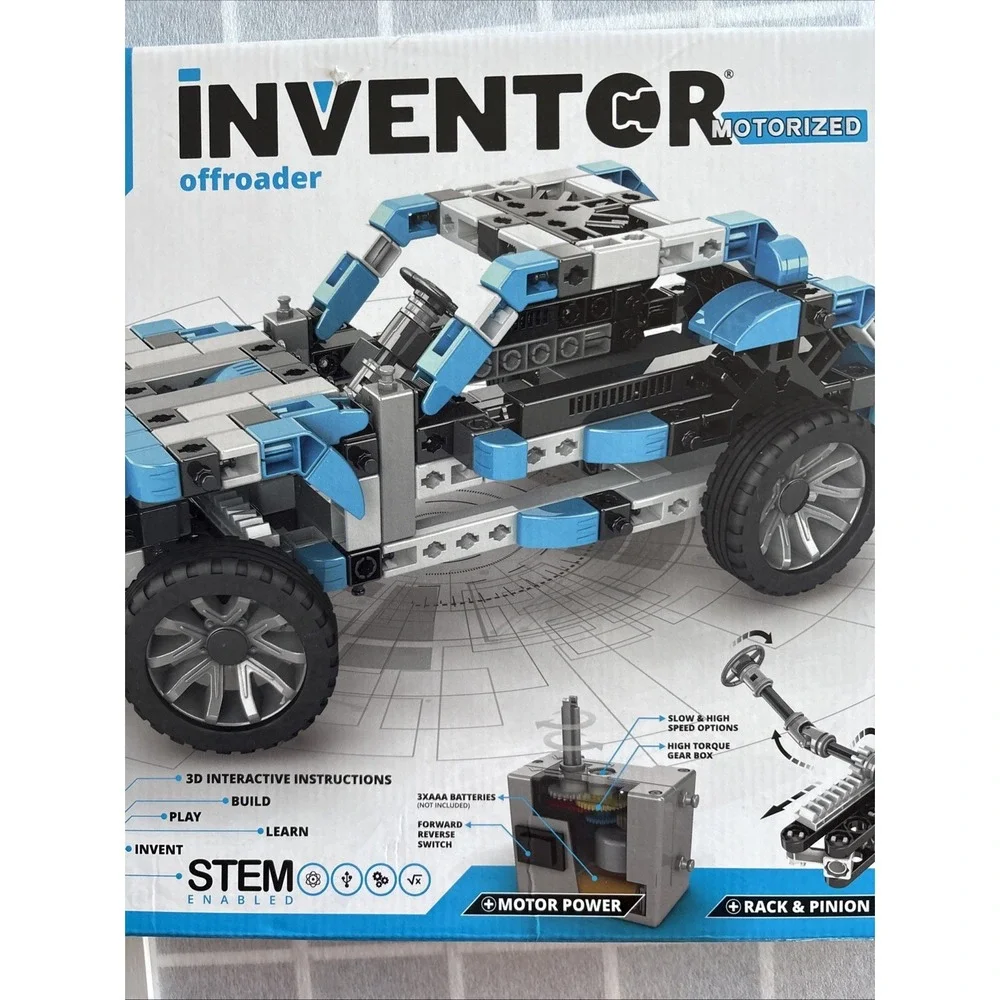 Engino Inventor: Offroader Motorized Set- Building STEM Toys for Kids Ages 9+ (1